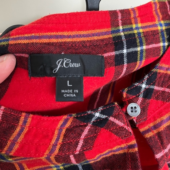Tartan Cotton shirt from J.CREW size Large - Picture 11 of 11